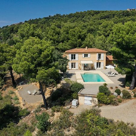 Villa "Le Sortilege" Vue Panoramique Et Piscine Tourtour Exterior foto