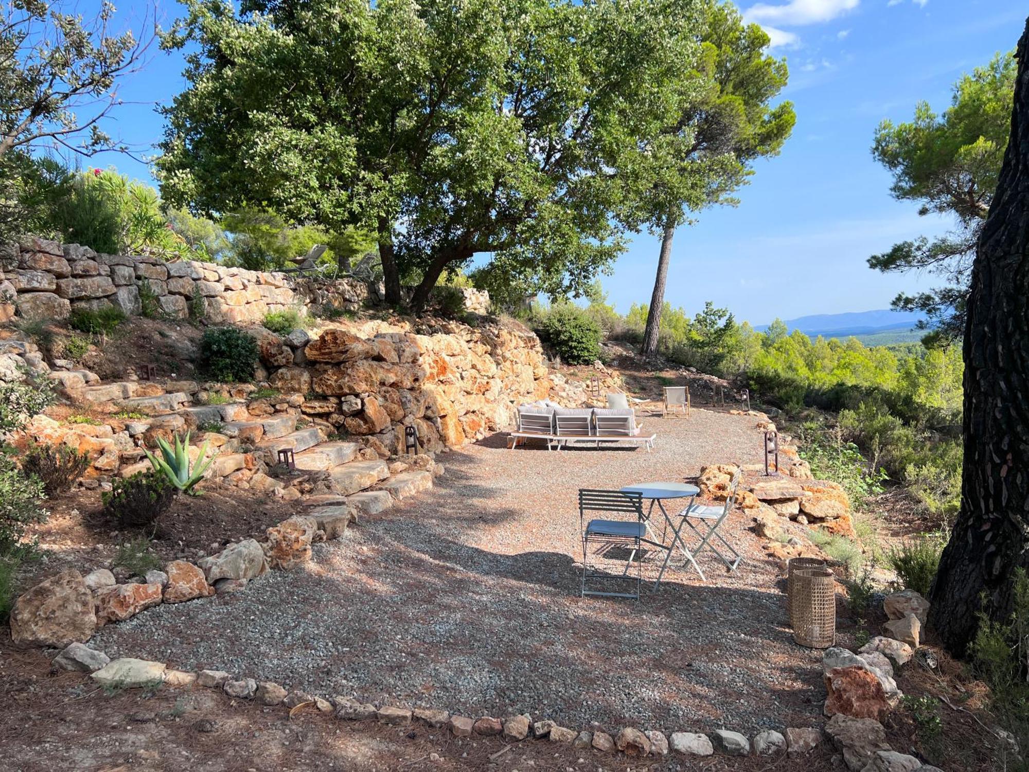 Villa "Le Sortilege" Vue Panoramique Et Piscine Tourtour Exterior foto